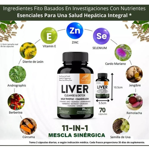 Sandhus Liver Cleanse- Es Hora Renueva Tu Hígado