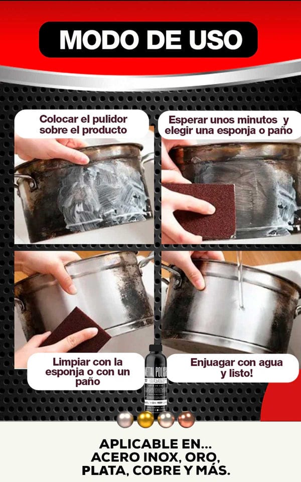 METAL POLISH (EL MEJOR QUITADOR DE ÓXIDO DEL MERCADO )