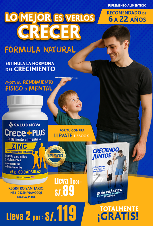 CRECE + PLUS - Máximo Poder de Crecimiento 💪⚡