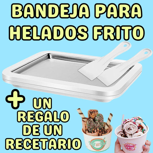 🍦BANDEJA ICE ROLL (PREPARA HELADO FRITO EN MINUTOS)❄️